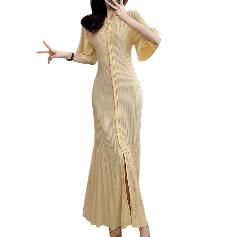 Amar™ Revital - שמלת בת ים סרוגה אלגנטית