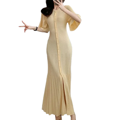 Amar™ Revital - שמלת בת ים סרוגה אלגנטית