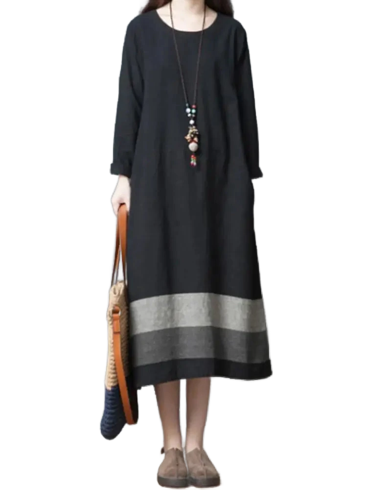 Amar™ Atara - שמלת נוחות וינטג' מחמיאה