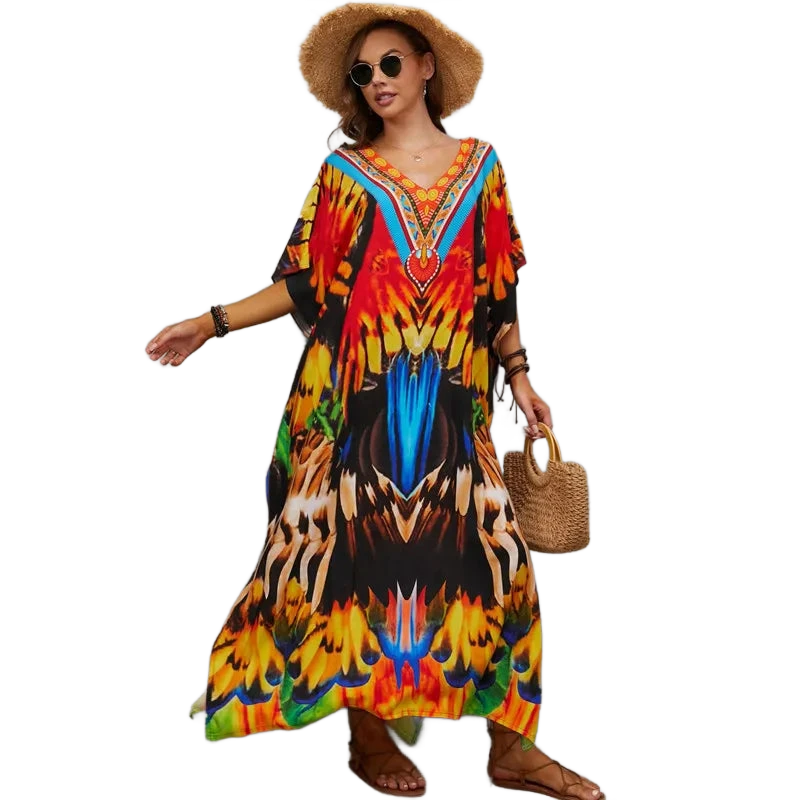 Amar™ Adi - שמלת כיסוי מקסימום חוף בוהו