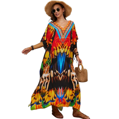 Amar™ Adi - שמלת כיסוי מקסימום חוף בוהו