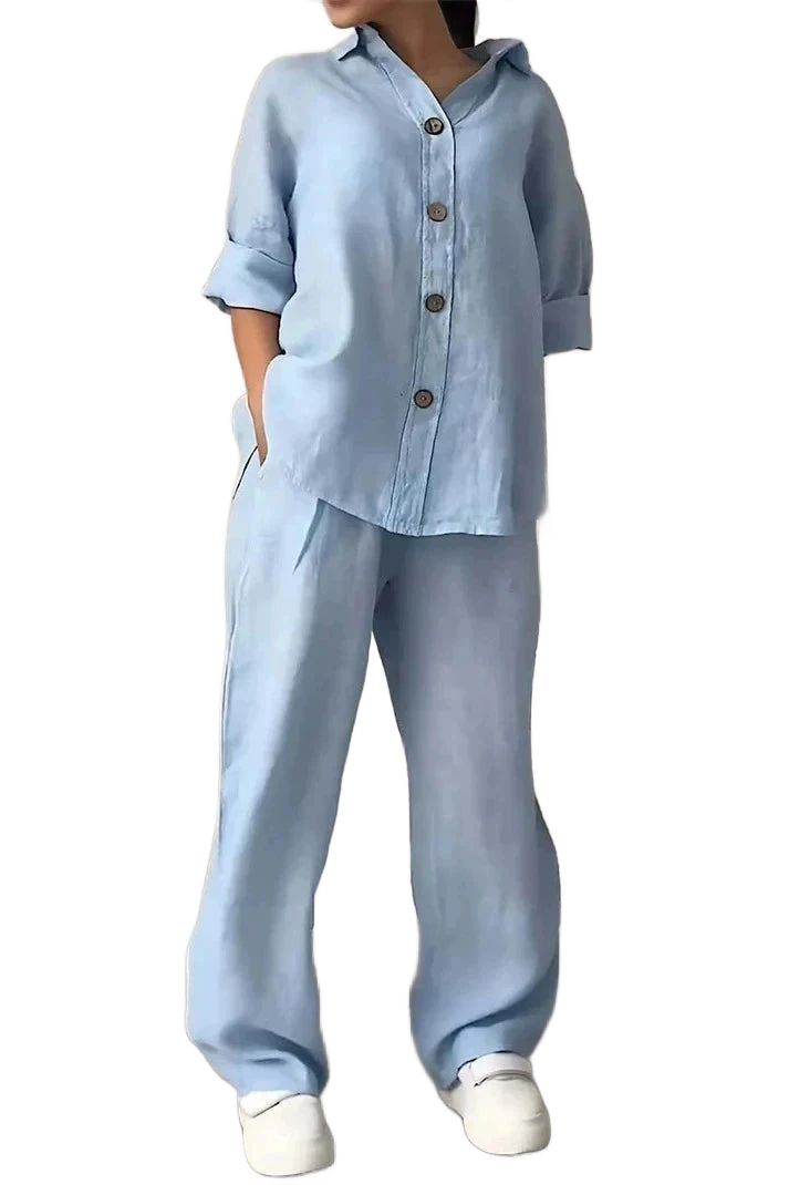 Amar™ Ravit - סט כותנה לין נושם