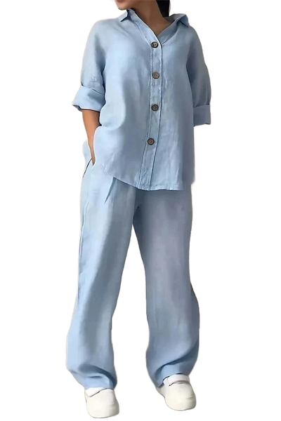 Amar™ Ravit - סט כותנה לין נושם