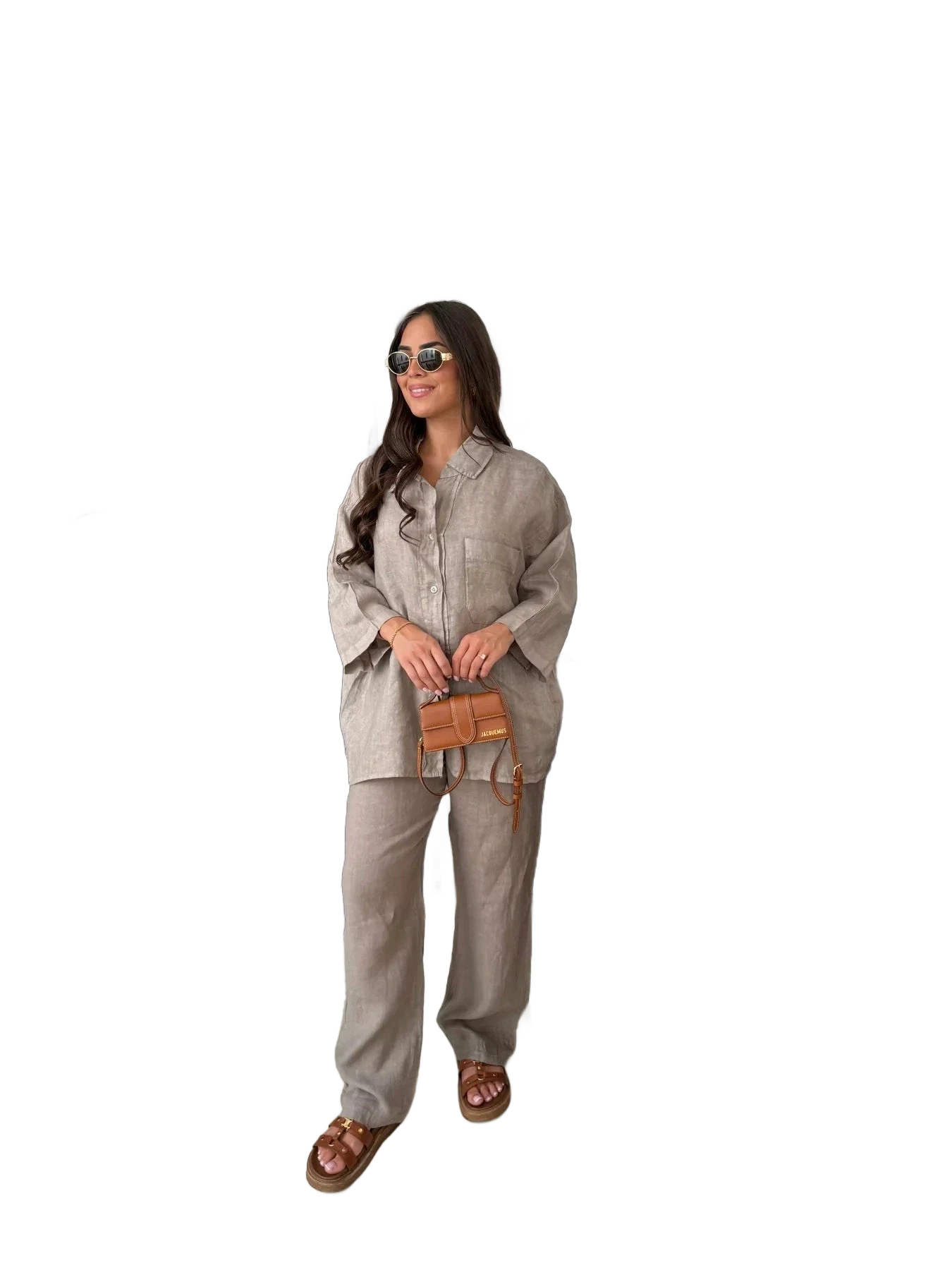 Amar™ Ravit - סט כותנה לין נושם