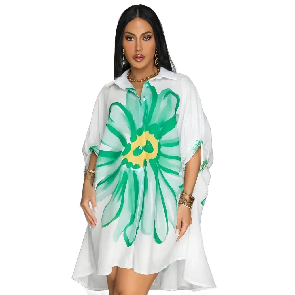 Amar™ Avigail - שמלת חולצה קז'ואל