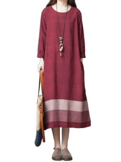 Amar™ Atara - שמלת נוחות וינטג' מחמיאה