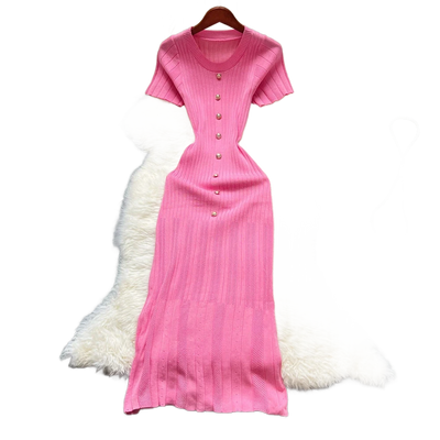 Amar™ Malka - שמלת קיץ סרוגה אלגנטית