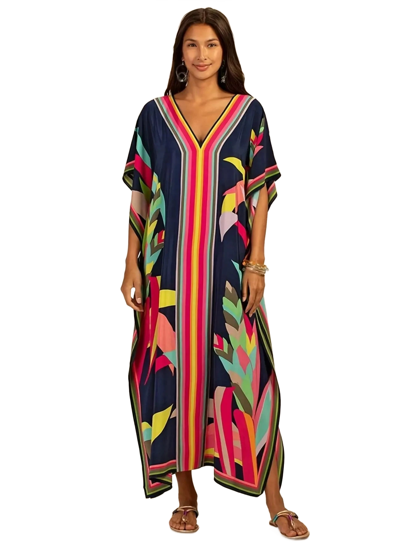 Amar™ Eden - שמלת קאפטן קיץ במידות גדולות