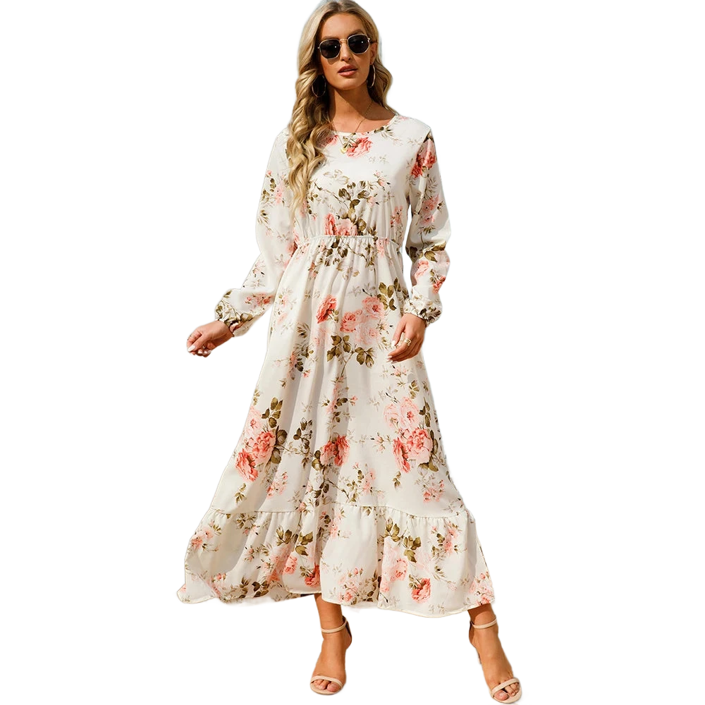 Amar™ Leah - שמלות מקסי בדי פרחים בוהו