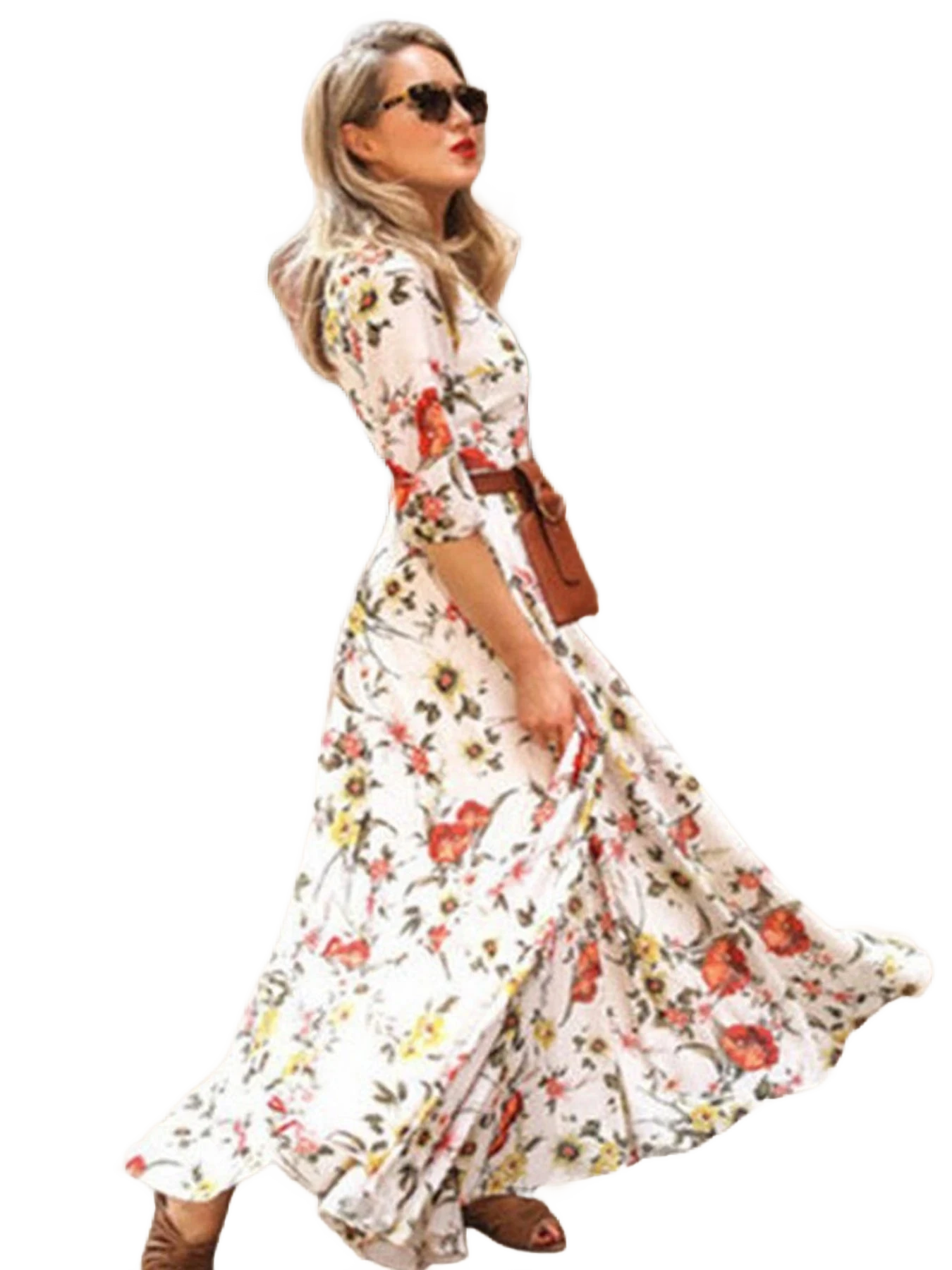 Amar™ Pazya - שמלה פרחונית אלגנטית