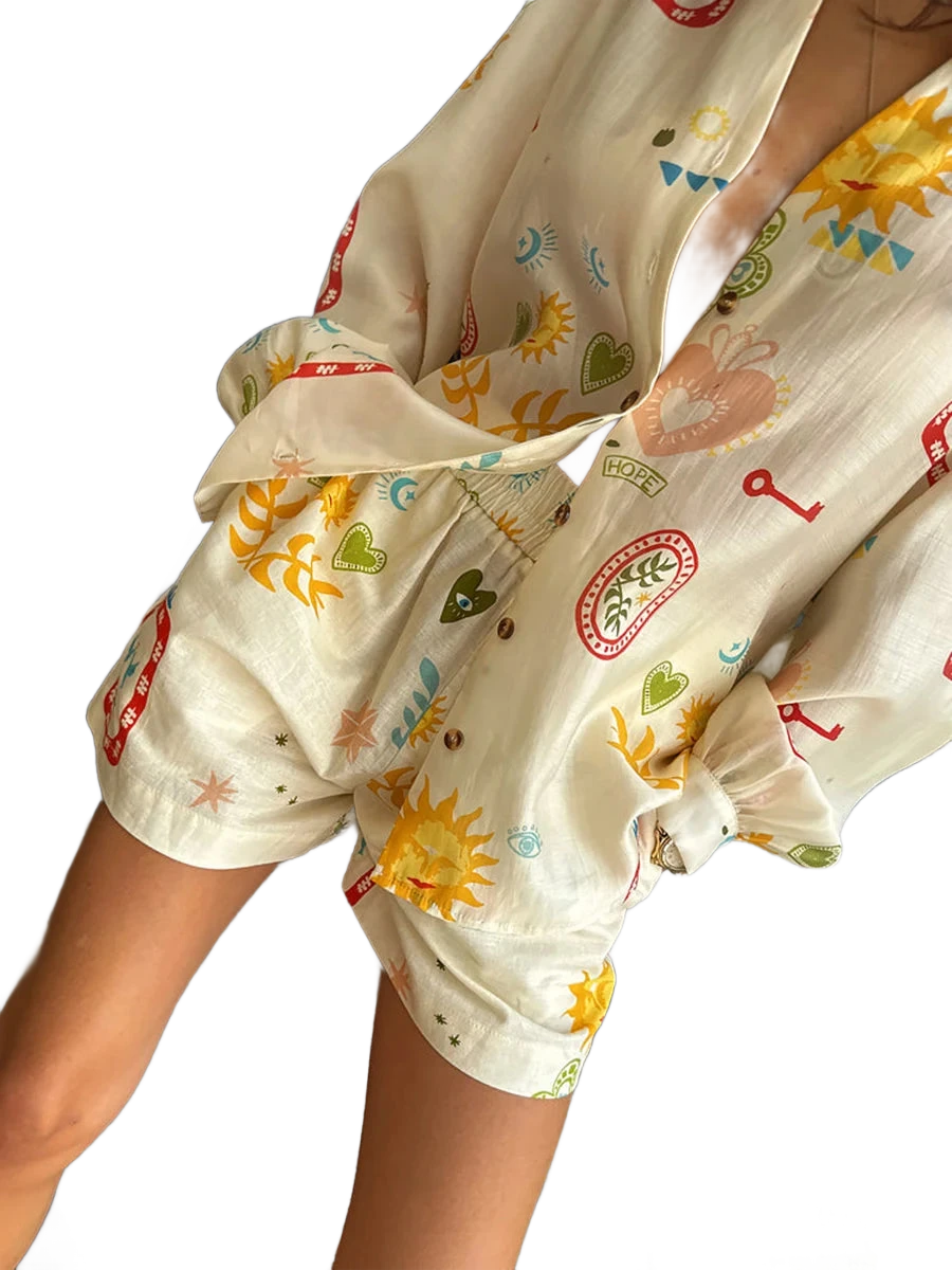 Amar Aliza - סט 2 חלקים קיצי, אלגנטי וסקסי