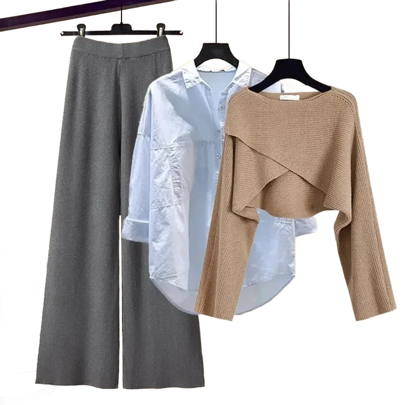 Amar™ Liora - סט תלת-חלקי נוח ורך עם שרוולים ארוכים