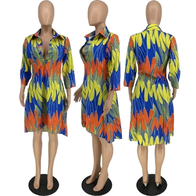 Amar™ Ziva - שמלת הדפס גוו