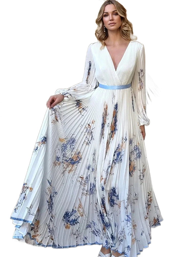 Amar™ Lila - שמלות מקסי בדי פרחים בוהו