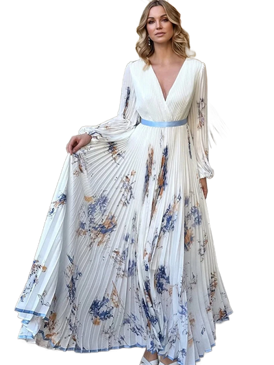 Amar™ Lila - שמלות מקסי בדי פרחים בוהו