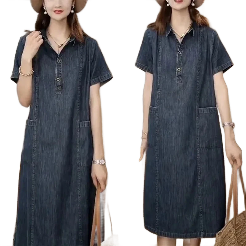 Amar™ Carmela - שמלת ג'ינס קצרה מושלמת לקיץ