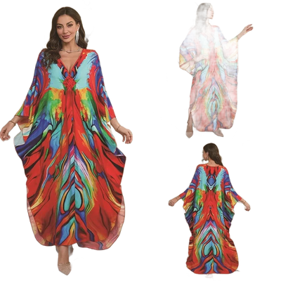 Amar™ Hila - שמלות קאפטן מקסי