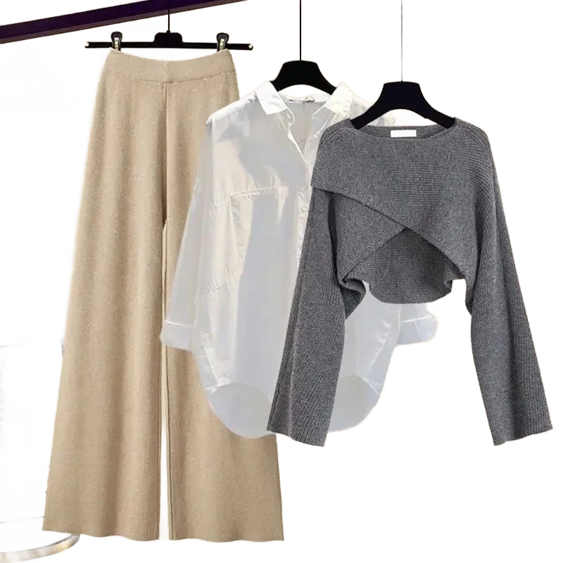 Amar™ Liora - סט תלת-חלקי נוח ורך עם שרוולים ארוכים