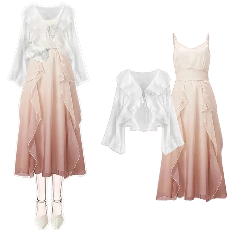 Amar™ Maya - סט תלת-חלקי נוח ורך עם שרוולים ארוכים