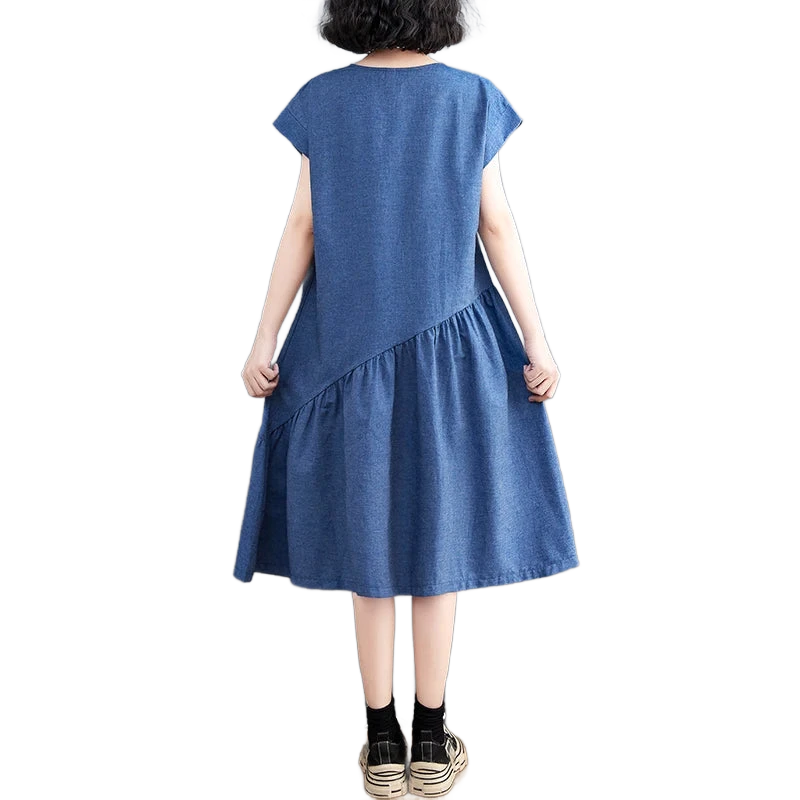 Amar™ Vered - שמלת ג'ינס קיצית מחטבת