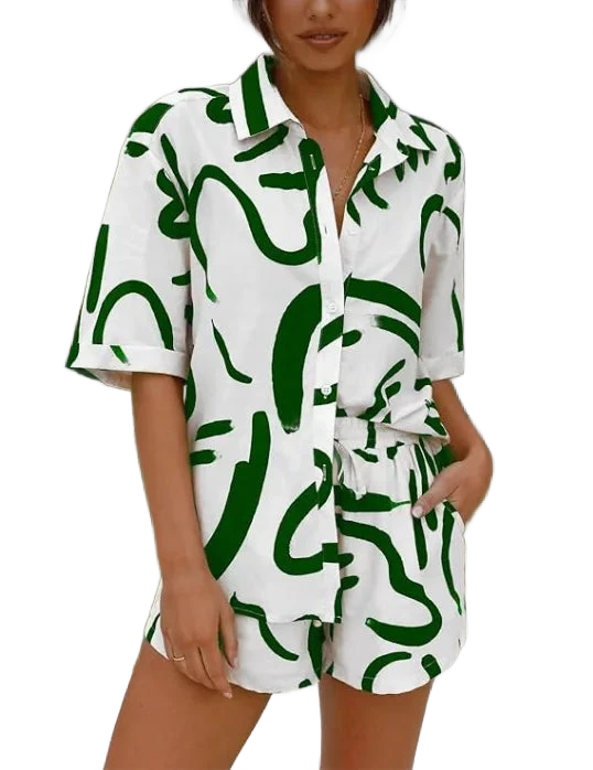 Amar Dvora - סט קייצי משוחרר עם הדפס בוהו