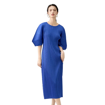 Amar™ Yael - שמלת מקסי עם צווארון עגול