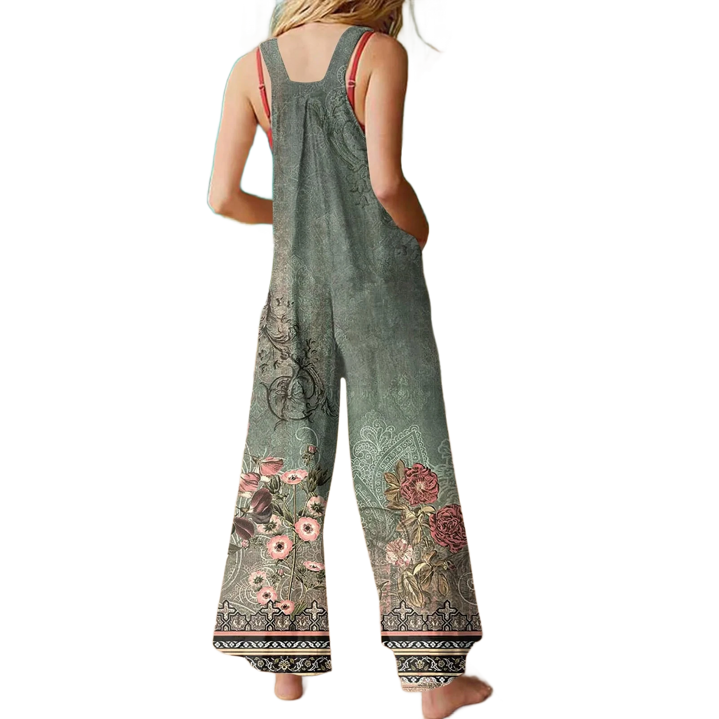 Amar Yehudit - אוברול קייצי אתני עם כיסים