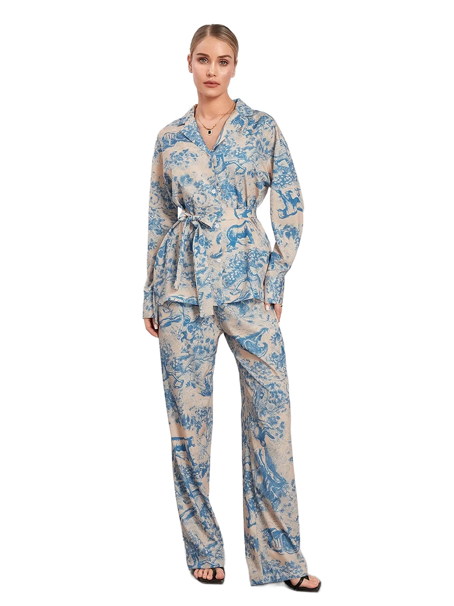 Amar™ Shira - סט חליפת מכנסיים לנשים