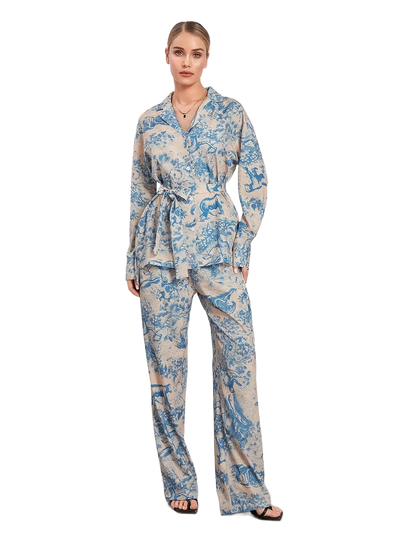 Amar™ Shira - סט חליפת מכנסיים לנשים