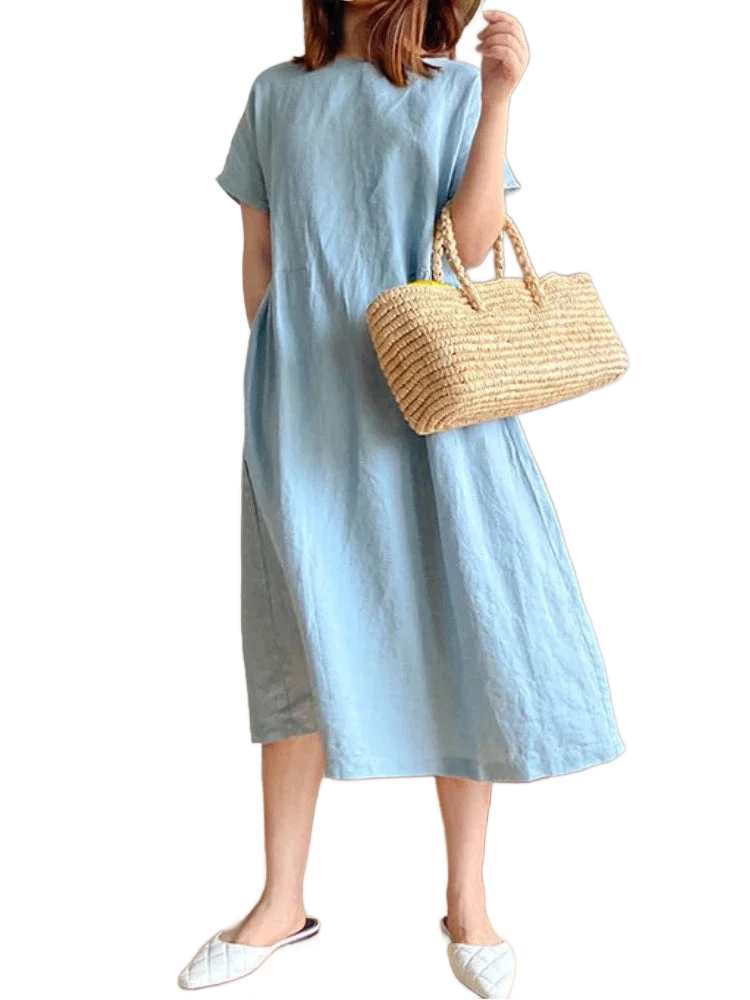 Amar Eliana - שמלת קיץ אלגנטית ומשוחררת