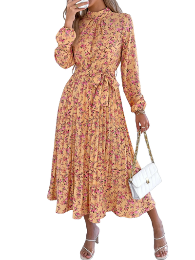 Amar™ Chaya - שמלה אלגנטית פליסה