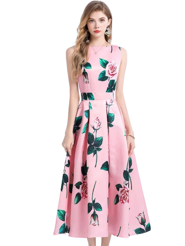 Amar™ Zohar - שמלת קיץ פרחונית אלגנטית