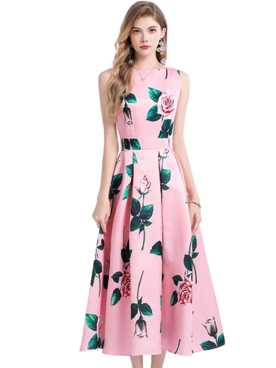 Amar™ Zohar - שמלת קיץ פרחונית אלגנטית