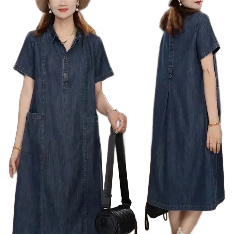 Amar™ Carmela - שמלת ג'ינס קצרה מושלמת לקיץ