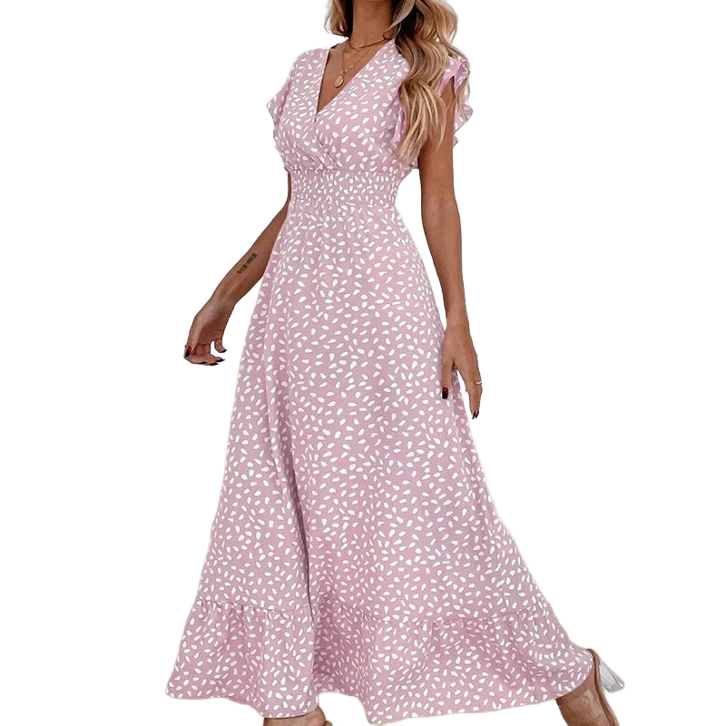 Amar™ Lihi - שמלה עם מחשוף V וקו מותן