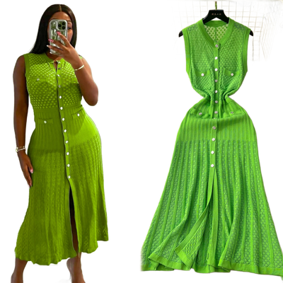 Amar™ Tzila - שמלת קיץ סרוגה אלגנטית