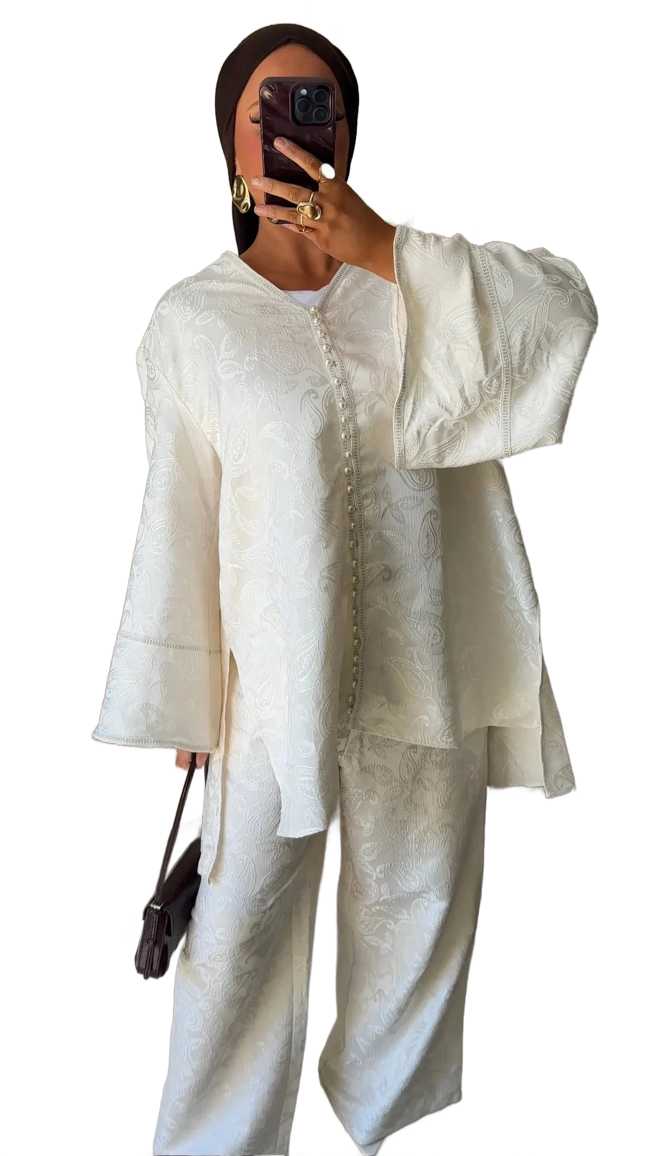 Amar™ Rinat - סט חליפת ג'קארד לנשים