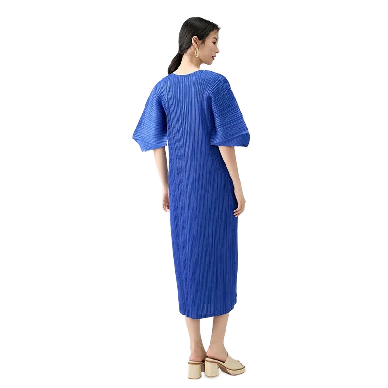 Amar™ Yael - שמלת מקסי עם צווארון עגול