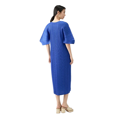 Amar™ Yael - שמלת מקסי עם צווארון עגול