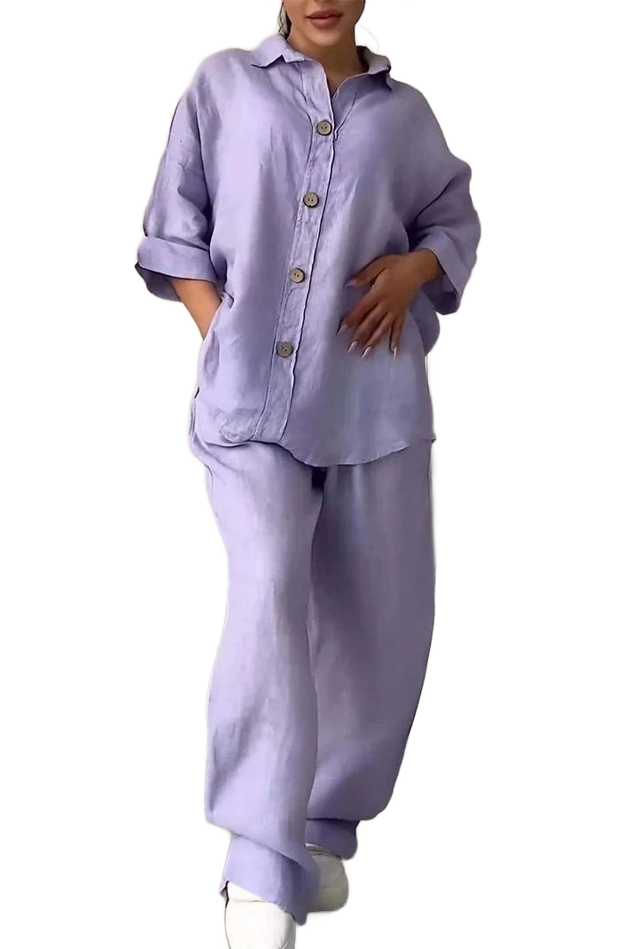 Amar™ Ravit - סט כותנה לין נושם