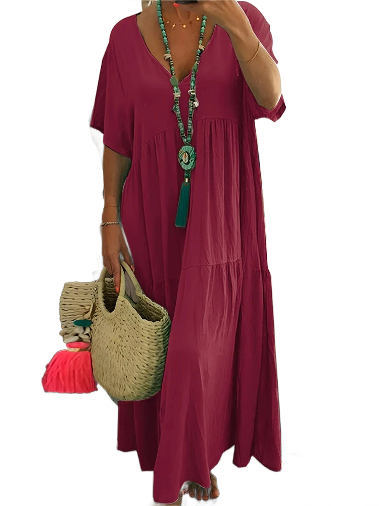 Amar™ Eden - שמלת מידי פליסה