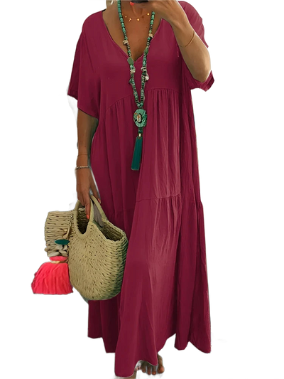 Amar™ Eden - שמלת מידי פליסה