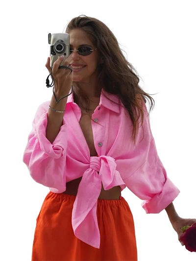 Amar™ Yael - חולצה רחבה עם שרוולים ארוכים