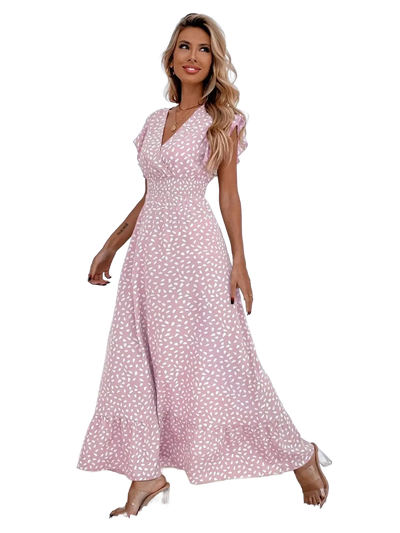 Amar™ Lihi - שמלה עם מחשוף V וקו מותן