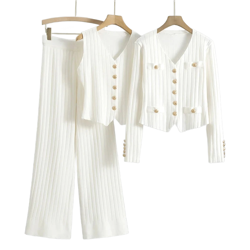 Amar™ Yaheli - סט תלת-חלקי נוח ורך עם שרוולים ארוכים