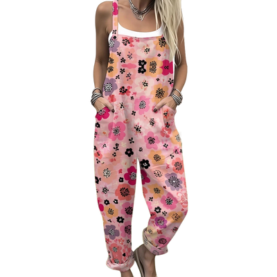 Amar Atara - אוברול פרחוני צבעוני וכובש