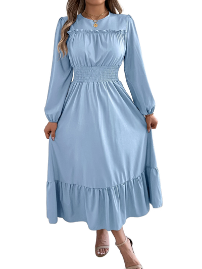 Amar™ Ronit - שמלת חורף סתיו אלגנטית ומחמיאה