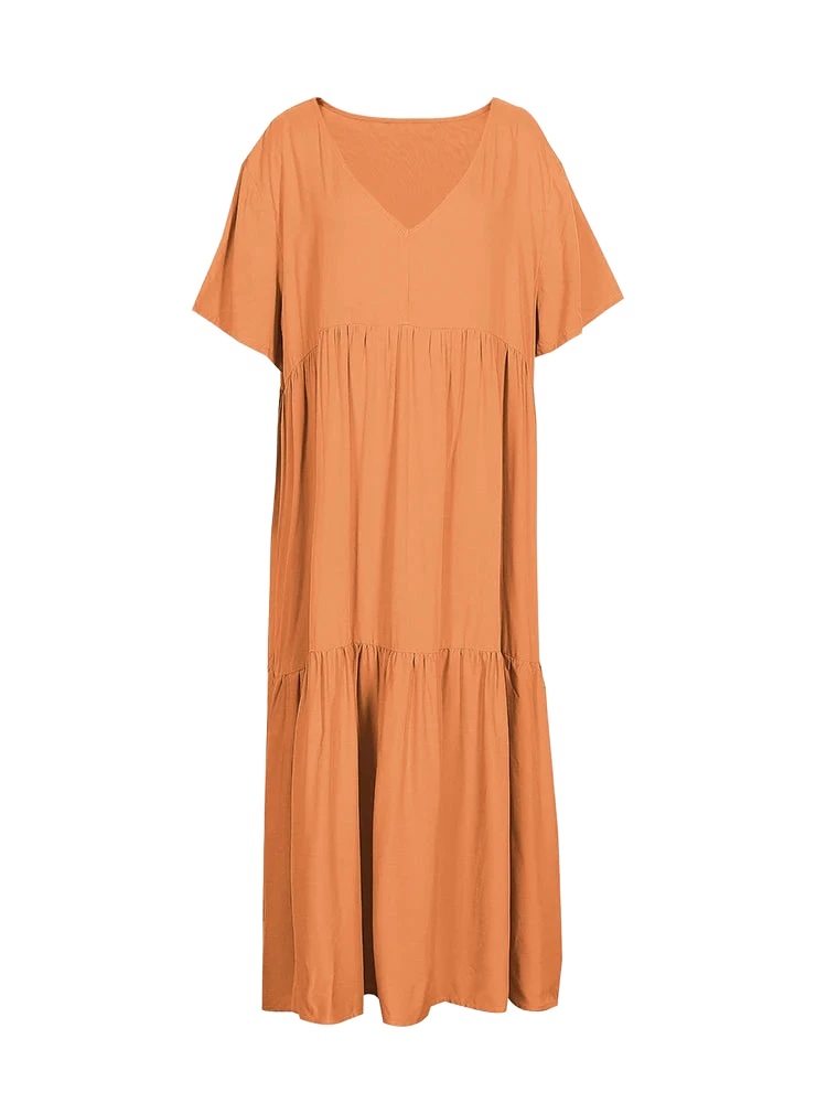 Amar™ Eden - שמלת מידי פליסה