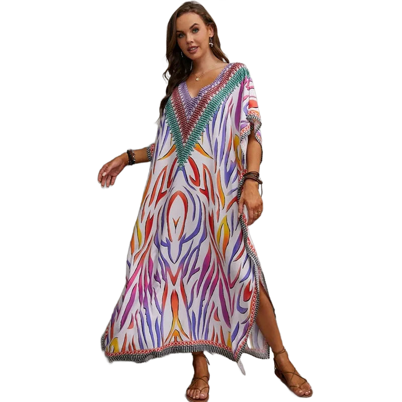 Amar™ Talia - שמלת קפטן חוף במידות גדולות