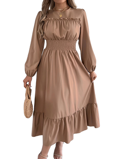 Amar™ Ronit - שמלת חורף סתיו אלגנטית ומחמיאה